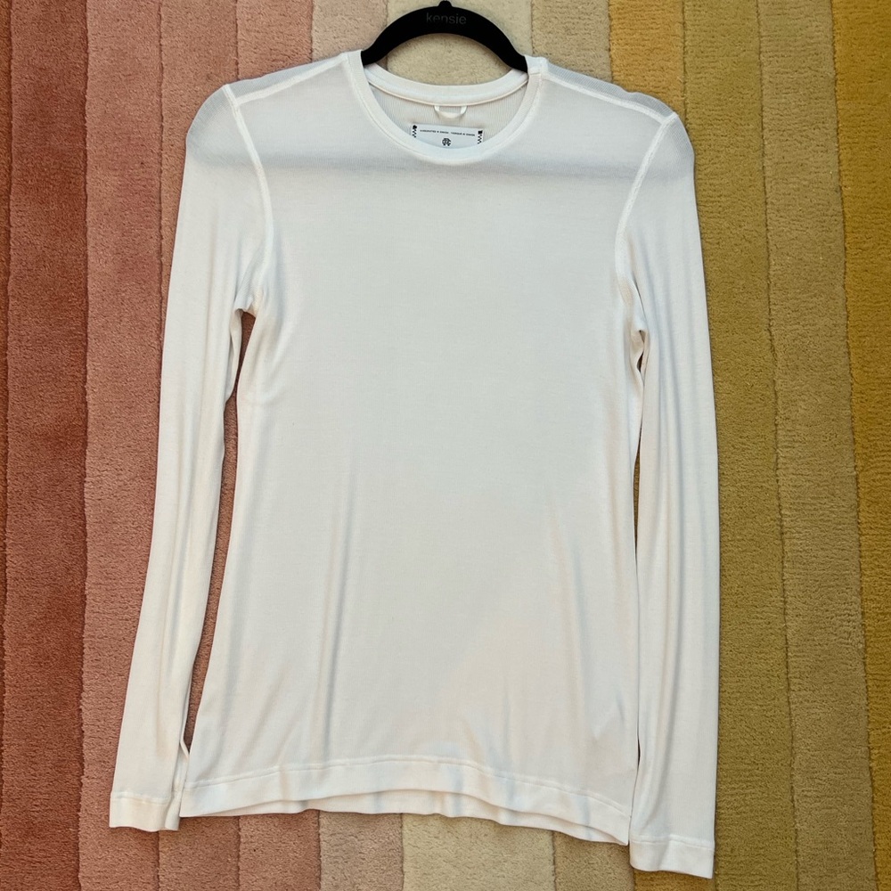 Reigning Champ Women’s Long Sleeve White TShirt
